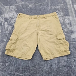 EDDIE BAUER Cargo Shorts Mens Size 40 Mens Tan Outdoor Hiking multi pocket - Picture 1 of 16