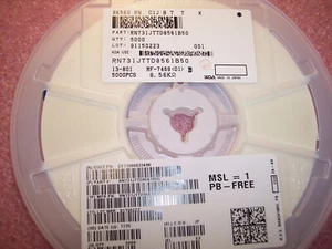 QTY (5000) 8.56K Ohm 1/16W .1% 0603 SMD THIN FILM RESISTORS RN731JTTD8561B50 KOA - Picture 1 of 4