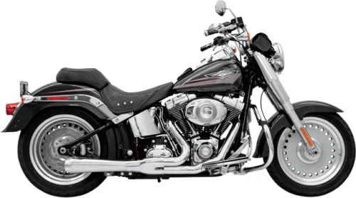 Escape curto Bassani Chrome Road Rage 2-1 para 86-17 Harley Softail FLSTN FLSTF - Imagem 1 de 1