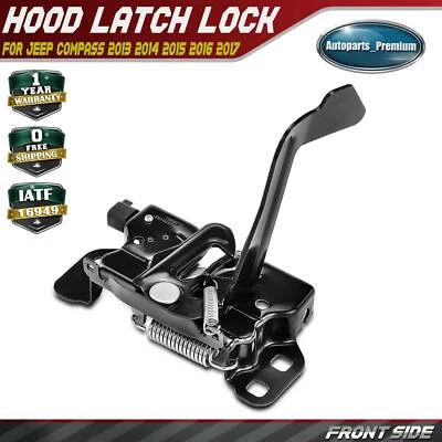 前侧罩闩锁带 2 针适用于吉普罗盘 2013 2014 2015 2016 2017 — 第 1/4 张图片