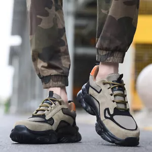Men's Steel Toe Breathable Comfortable Safety Shoes - Picture 1 of 5