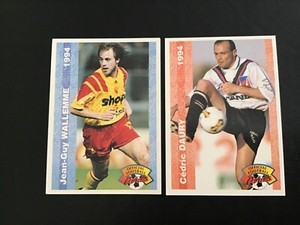 1994 Panini Football: Jean-Guy Wallemme and Cédric Daury.