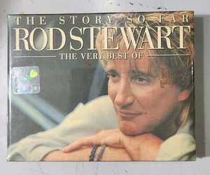(2436) Malaysia WEA Double Cassette ~ ROD STEWART "The Story So Far" - Picture 1 of 3