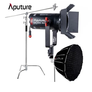 Aputure LS 60d LED Video Light 60W 5600k Daylight +Light Dome SE+ C Stand Bag - Picture 1 of 11