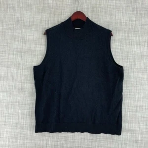 The Quacker Factory Womens 2X black sweater vest 3659 - Picture 1 of 7