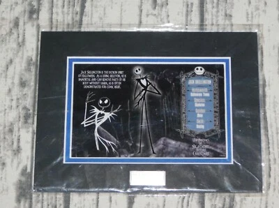 IMPRESIÓN ARTÍSTICA DISNEY MATE JACK SKELLINGTON PERSONAJE CLAVE PESADILLA ANTES DE NAVIDAD Foto 1 de 4