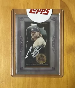CORBIN BURNES ⚾️✨RARE✨TOPPS #/50 AUTHENTIC AUTOGRAPHED “TOBACCO” CARD (SEALED) - Picture 1 of 2