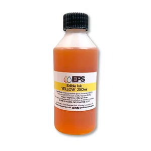 EPS 250ml GELB ESSBARE TINTENMINE EINZELNE FLASCHE FÜR CANON DRUCKER - Bild 1 von 1