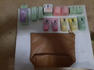 Ulta Beauty Finds Lot of 13 CLINIQUE SKINCARE BUNDLE + Cosmetic Bag - Picture 1 of 1