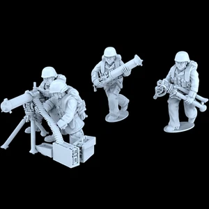 WW2 US Infantry Pacific MMGs - 1/56 28mm Ideal Bolt Action Wargames - Bild 1 von 4