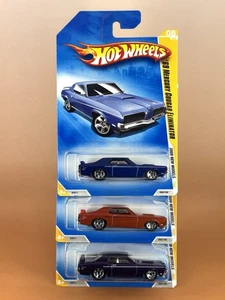 Hot Wheels 2009 New Models ’69 MERCURY COUGAR ELIMINATOR lot of 3 variants 08/42 - Picture 1 of 8