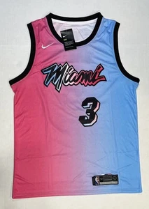 NBA Miami Heat Miami Vice Nike DriFit Swingman Jersey Sz 52 XL NWT Dwyane Wade 3 - Picture 1 of 15