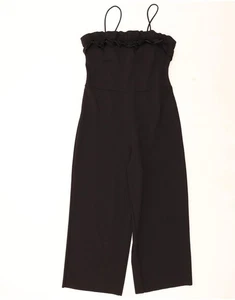 ZARA tuta donna senza maniche UK 14 media nera DO71 - Foto 1 di 3