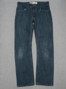 QD05403 **LEVI'S** 511 SKINNY JEANS YOUTH sz16R (msr 28"x27.5") DARK BLUE - Picture 1 of 6