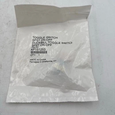 SPST ONOFF Toggle Switch Duckbill Type Item No KP151253 - image 1 of 4