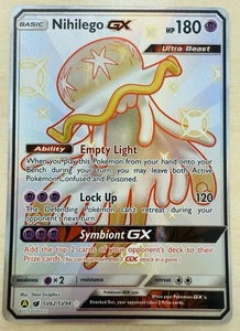 Nihilego GX SV62/SV94 - Hidden Fates Shiny Vault Holo Rare Full Art Pokemon - NM - Bild 1 von 3