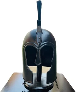 Antico Elmetto Armatura Troy Achille Cavaliere Crociato Greco Spartano Elmetto Medievale - Foto 1 di 4