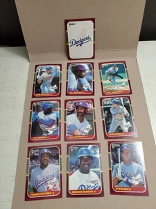 1987 Donruss Baseball Los Angeles Dodgers Opening Day Starter (10) Card Team Set - Picture 1 of 10