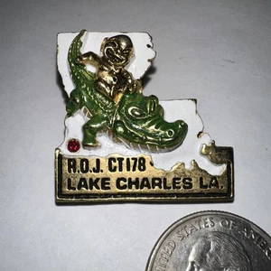 Royal order of jesters Alligator Court 178 Lake Charles Louisiana Pin - Bild 1 von 2