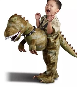 New! Ministry Of Rascals T-Rex Dinosaur Unisex Halloween Costume Child 3-7 ROARS - Picture 1 of 5