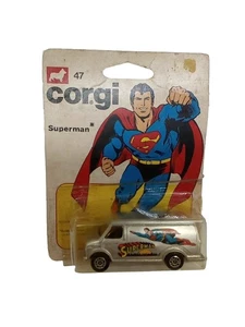 Corgi 47 Superman 56004 Chevrolet Van 1978 Sealed Blister on Cut Card - Picture 1 of 6