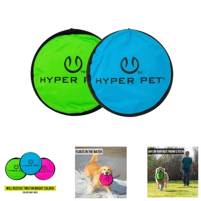 Paquete de 2 discos voladores suaves duraderos en agua fáciles de lanzar para todas las razas Foto 1 de 4