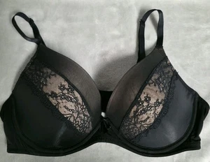 Adore Me Push Up Bra Black 36D Underwire Lined Adjustable - Picture 1 of 13