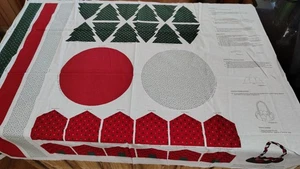 Cranston recuerdos Navidad cesta tela panel país - Imagen 1 de 7