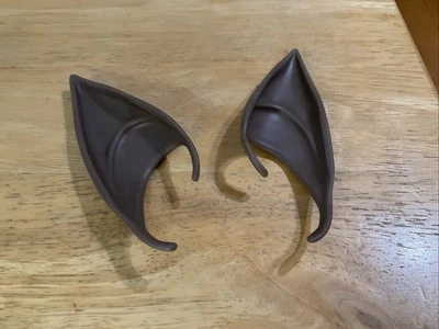 Brown Elf Ears elven 10cm African American prosthetic cosplay black dark anime - Image 1 of 3