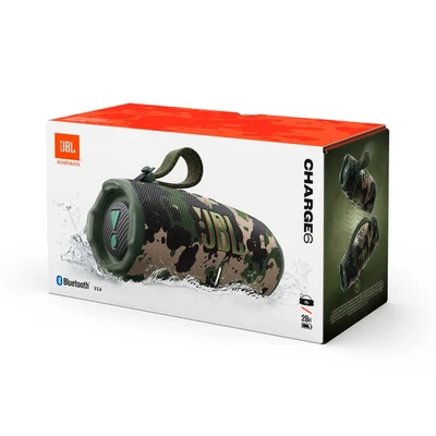 JBL Charge 6, Portable Bluetooth Speaker with AI Sound Camouflage - Image 1 of 4