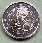 San Marino 2 Euro 2025 Michelangelo Gedenkmünze Euromünze commemorative coin