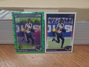 Nico Collins Lot Of 2 Cards, Halloween Green Insert - Picture 1 of 4
