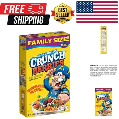 Cereal, Crunch Berries, 20.5oz Box - Image 1 of 4