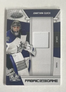2010-11 Panini Certified Fabric Of The Game Patch Card Jonathan Quick 19/25 - Picture 1 of 2