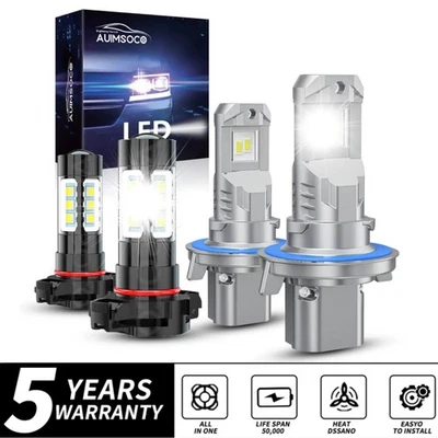 Faros antiniebla altos/bajos LED 720000LM para Jeep Gladiator 2020-2022 2023 2024 Foto 1 de 4