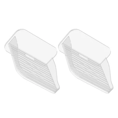  2 Pcs Small Floating Shelves No Drill Shelf Bathroom Wall Display - Image 1 of 4