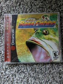 Sega Bass Fishing (Sega Dreamcast, 1999) Game Case Manual - Tested and Working