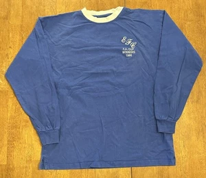 Score Draw Everton 1966 FA Cup Winners Jersey Long Sleeve Shirt XL Retro - Picture 1 of 7