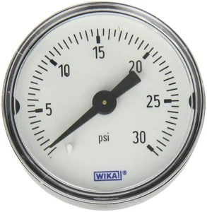 NEW Wika Instrument 111.12 - 1.5 Inch- 9690217 Gauge 0 to 30 PSI - 1/8" Male NPT - Picture 1 of 2