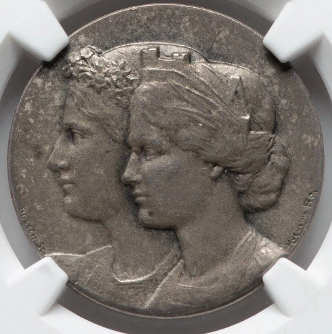 Switzerland 1907 AD, Swiss Shooting Zurich Festival, SILVER Coin R-1793 NGC MS63 - Image 1 of 4