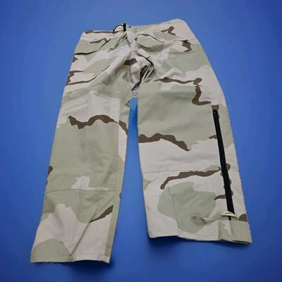 NEW Gore-Tex Waterproof Pants Mens Large Brown Camouflage Desert Military Gear - Image 1 of 4