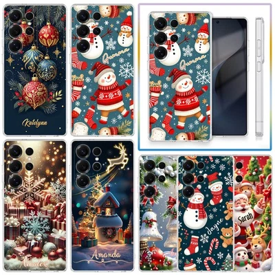 Christmas Elements Case For Samsung Galaxy A54 A16 S23 FE S25 Custom Phone Cover - Image 1 of 4