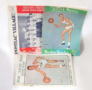 1963 Boston Celtics vs Syracuse Nationals, Bob Cousy Day Programm und mehr - Bild 1 von 16