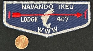 MERGED BOY SCOUT BSA OA NAVANDO IKEU 407 544 TENDOY BROTHERHOOD FF F1 FIRST FLAP - Picture 1 of 4