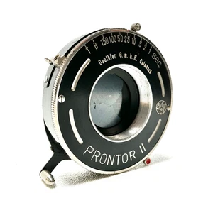 Gauthier Prontor II fotocamera vintage otturatore a foglia f/3,5 fotocamera tedesca - Foto 1 di 8
