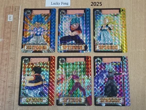 *C9 Bandai DragonBall Carddass Super Remix Vol 5 SP Prism Cards x 6pcs 2025 last - Picture 1 of 6