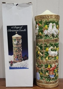 Vintage 12 Twelve Days of Christmas Candle Made in Japan - Picture 1 of 5