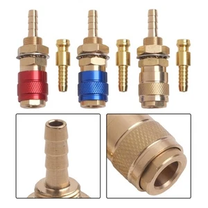 Efficient 6mm Quick Connectors for Gas and Water Applications Set of 6 - Picture 1 of 12