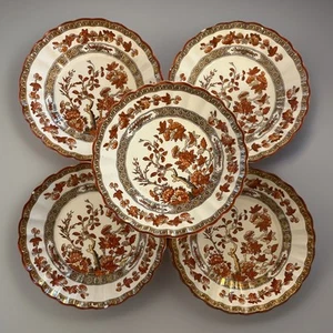 SPODE INDIAN INDIA TREE COPELAND ENGLAND 5 1/4" Berry Fruit Sauce Bowl LOT OF 5 - Picture 1 of 5