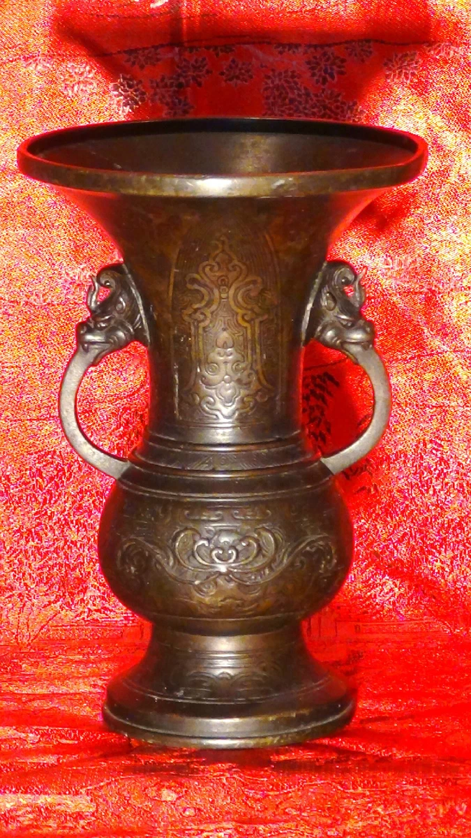 1800 年前日本古董青铜花瓶| eBay